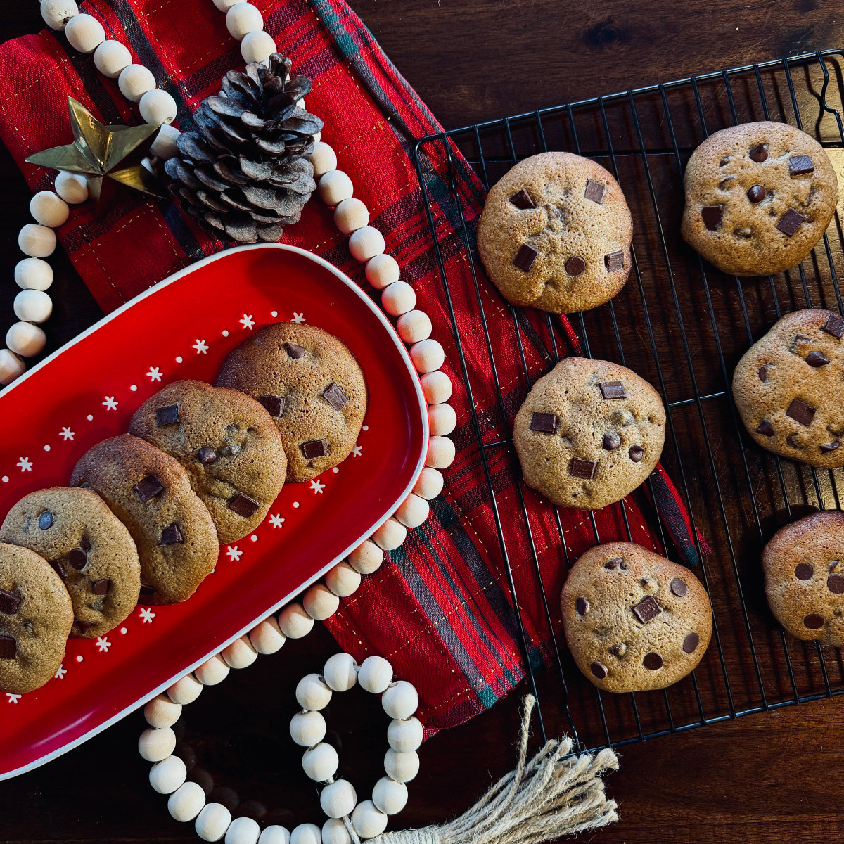 Barley Flour Chocolate Chip Cookies
